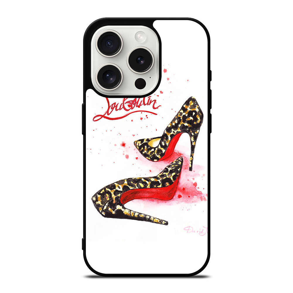 CHRISTIAN LOUBOUTIN RED LOGO 3 iPhone 15 Pro Case Cover