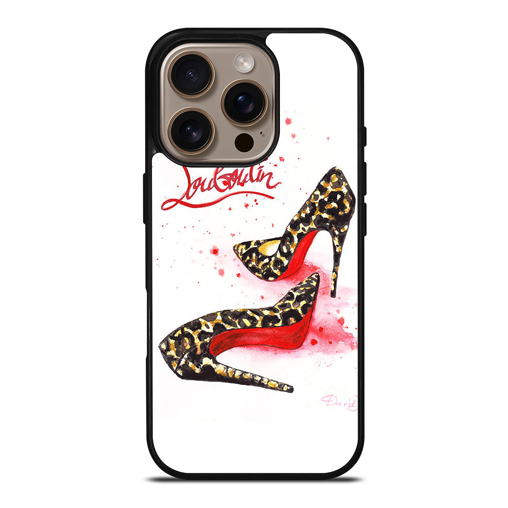 CHRISTIAN LOUBOUTIN RED LOGO 3 iPhone 16 Pro Case Cover