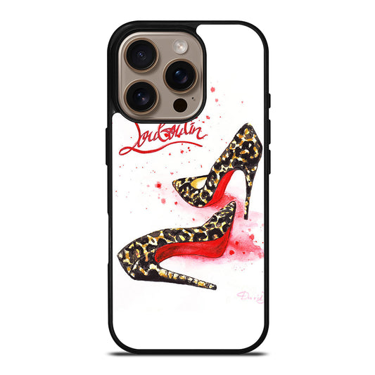 CHRISTIAN LOUBOUTIN RED LOGO 3 iPhone 16 Pro Case Cover