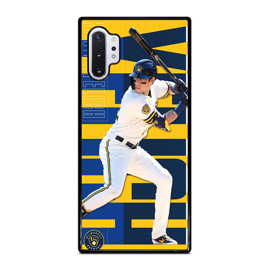 CHRISTIAN YELICH MILWAUKEE BREWERS 22 Samsung Galaxy Note 10 Plus Case Cover