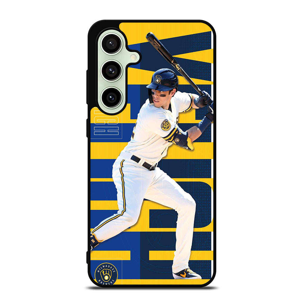 CHRISTIAN YELICH MILWAUKEE BREWERS 22 Samsung Galaxy S24 FE Case Cover