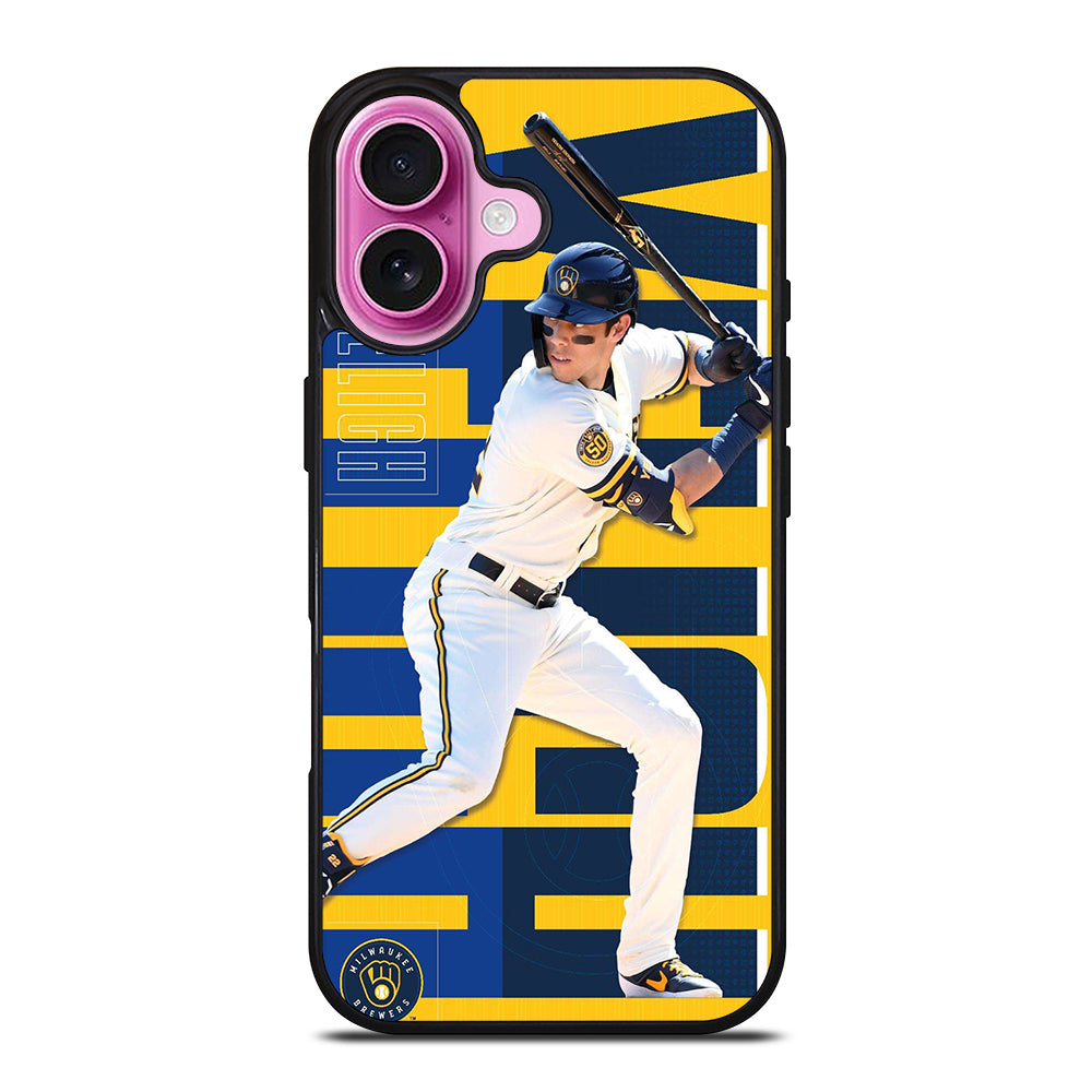 CHRISTIAN YELICH MILWAUKEE BREWERS 22 iPhone 16 Plus Case Cover