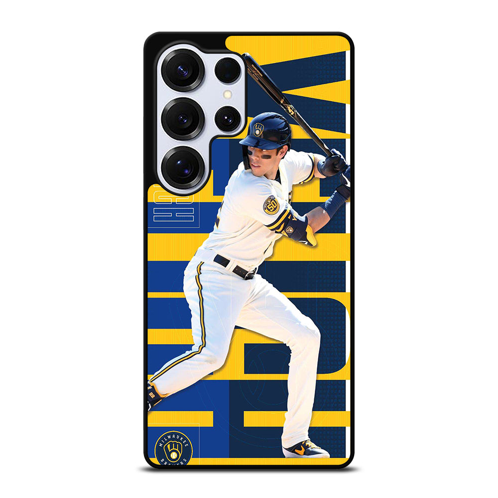 CHRISTIAN YELICH MILWAUKEE BREWERS 22 Samsung Galaxy S25 Ultra Case Cover