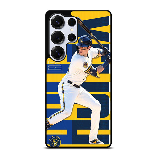 CHRISTIAN YELICH MILWAUKEE BREWERS 22 Samsung Galaxy S25 Ultra Case Cover