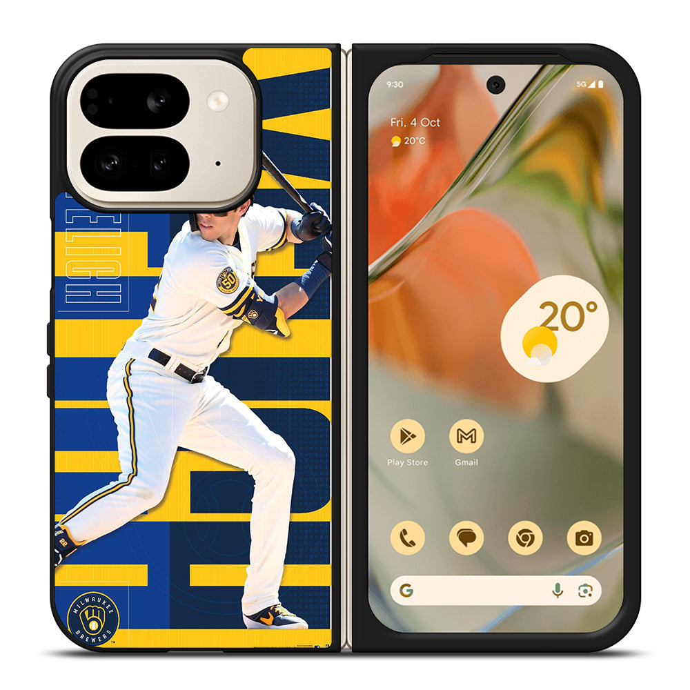 CHRISTIAN YELICH MILWAUKEE BREWERS 22 Google Pixel 9 Pro Fold Case Cover