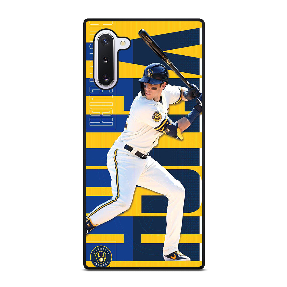 CHRISTIAN YELICH MILWAUKEE BREWERS 22 Samsung Galaxy Note 10 Case Cover