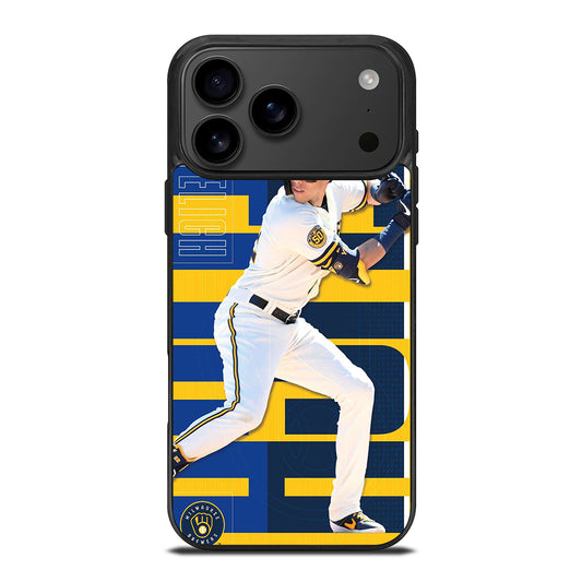 CHRISTIAN YELICH MILWAUKEE BREWERS 22 iPhone 17 Pro Max Case Cover