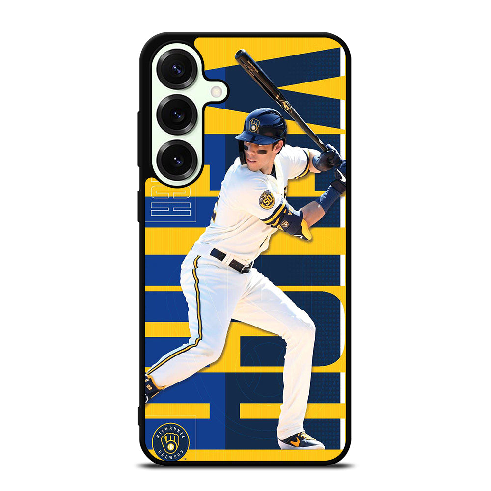 CHRISTIAN YELICH MILWAUKEE BREWERS 22 Samsung Galaxy S25 Plus Case Cover