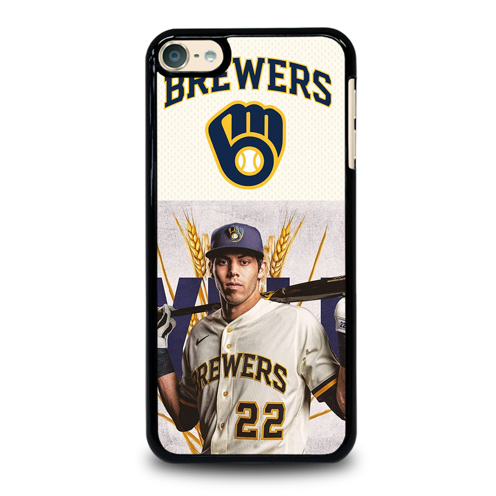 CHRISTIAN YELICH MILWAUKEE BREWERS LOGO iPod Touch 6 Case Cover