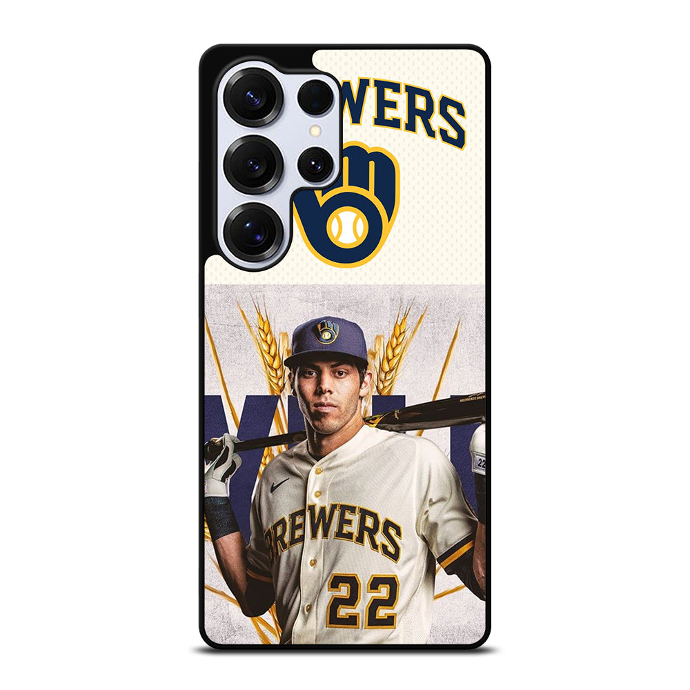 CHRISTIAN YELICH MILWAUKEE BREWERS LOGO Samsung Galaxy S26 Ultra Case Cover