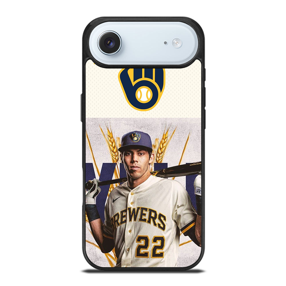 CHRISTIAN YELICH MILWAUKEE BREWERS LOGO iPhone Air Case Cover