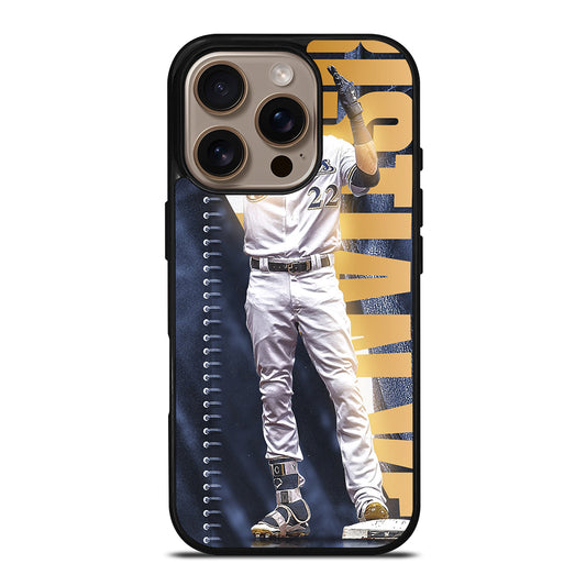 CHRISTIAN YELICH MILWAUKEE BREWERS MLB 2 iPhone 16 Pro Case Cover