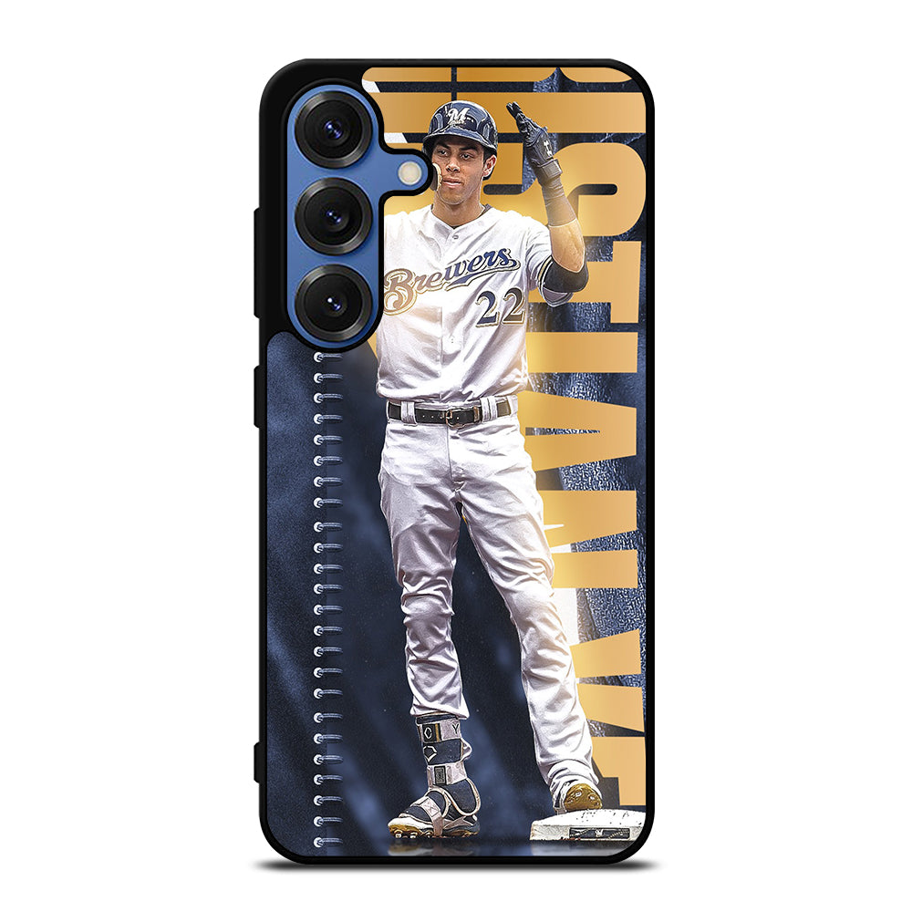 CHRISTIAN YELICH MILWAUKEE BREWERS MLB 2 Samsung Galaxy S25 Case Cover