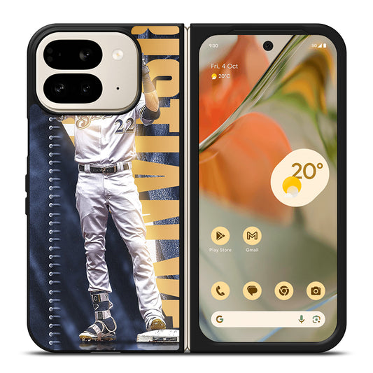 CHRISTIAN YELICH MILWAUKEE BREWERS MLB 2 Google Pixel 9 Pro Fold Case Cover