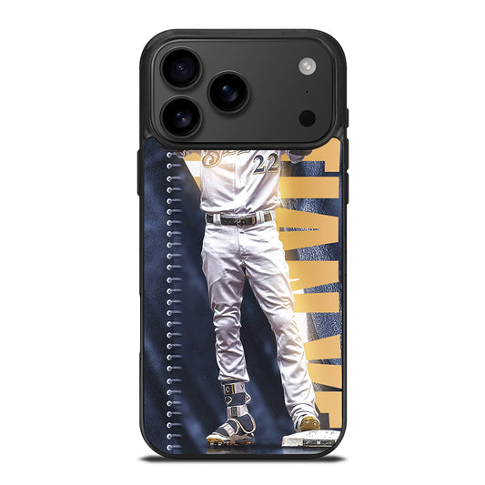 CHRISTIAN YELICH MILWAUKEE BREWERS MLB 2 iPhone 17 Pro Max Case Cover