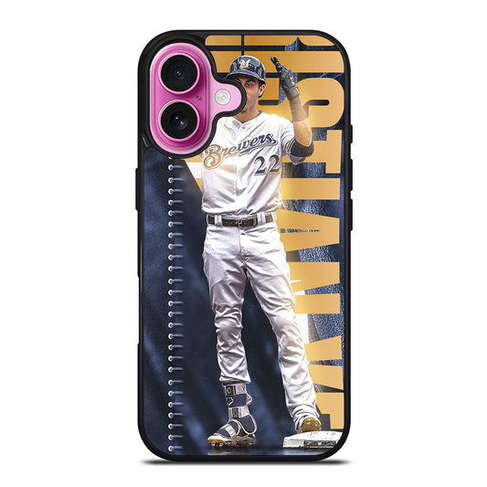 CHRISTIAN YELICH MILWAUKEE BREWERS MLB 2 iPhone 16 Plus Case Cover