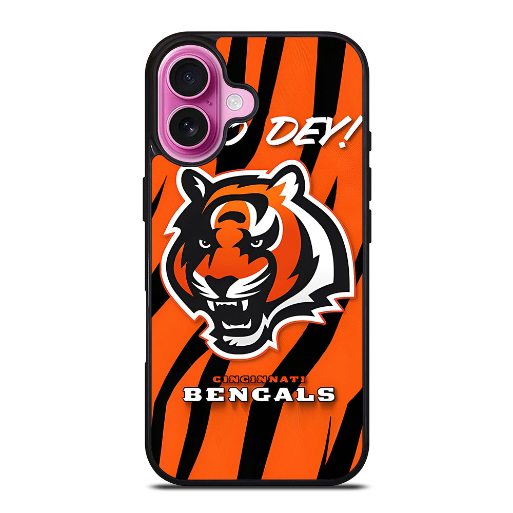 CINCINNATI BENGALS LOGO 2 iPhone 16 Plus Case Cover