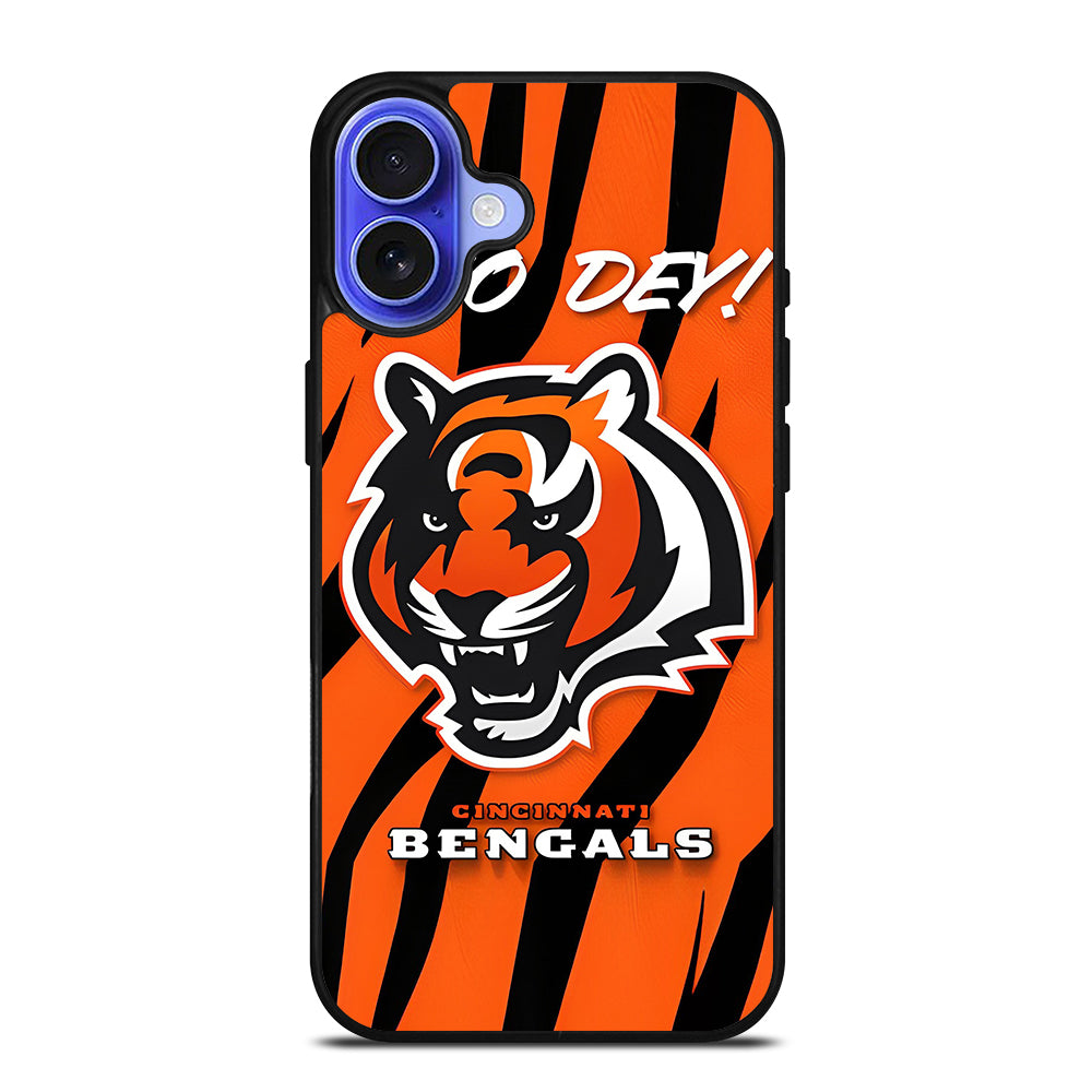 CINCINNATI BENGALS LOGO 2 iPhone 16 Case Cover
