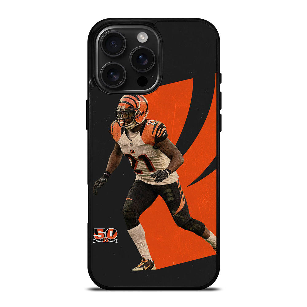 CINCINNATI BENGALS TYLER BOYD AMERICAN FOOTBALL iPhone 16 Pro Max Case Cover