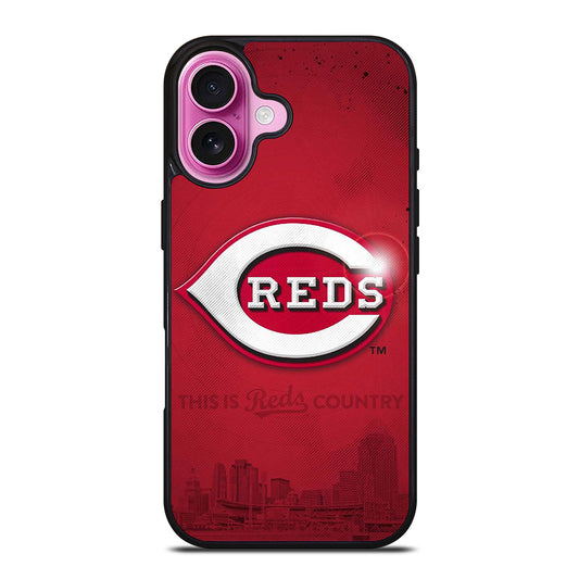 CINCINNATI REDS LOGO 1 iPhone 16 Plus Case Cover