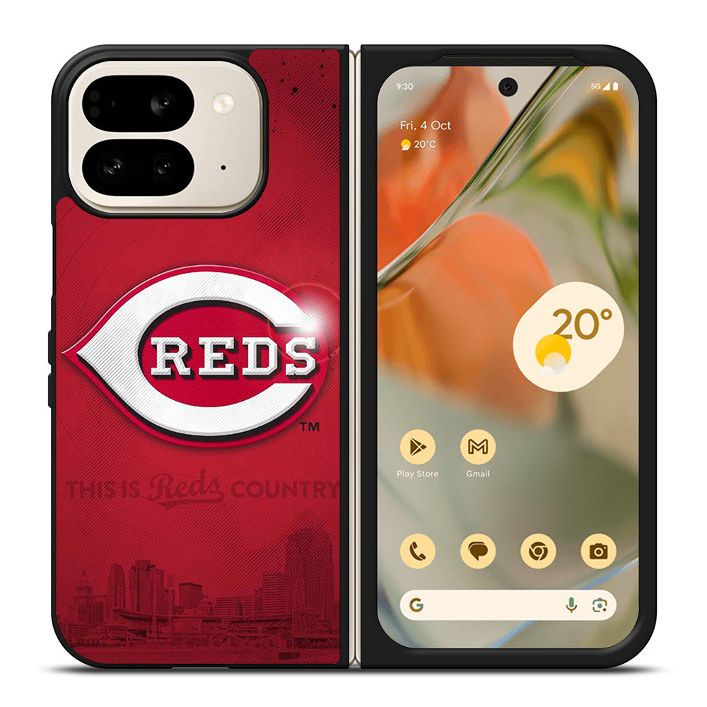 CINCINNATI REDS LOGO 1 Google Pixel 9 Pro Fold Case Cover