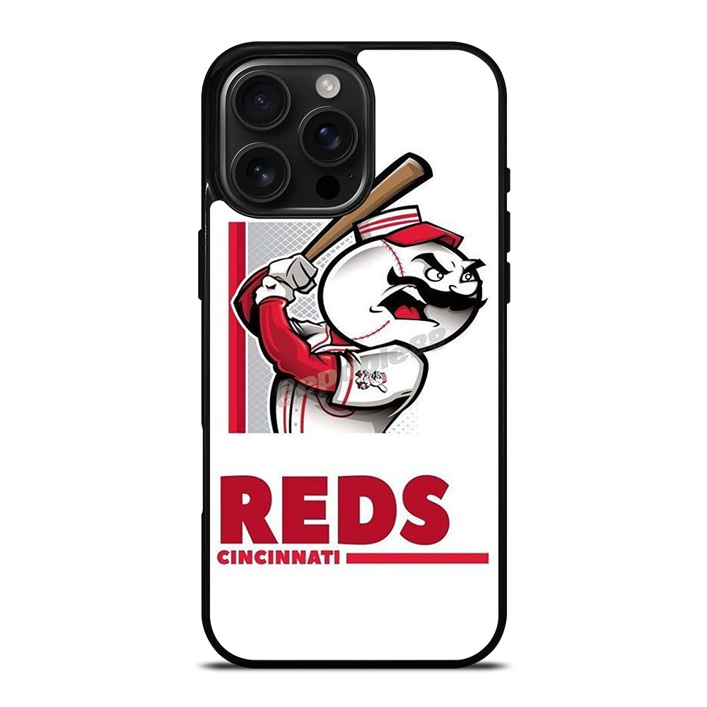 CINCINNATI REDS LOGO 3 iPhone 16 Pro Max Case Cover