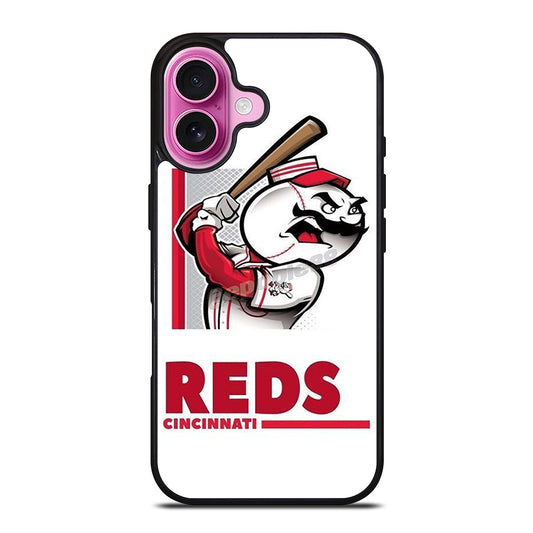 CINCINNATI REDS LOGO 3 iPhone 16 Plus Case Cover