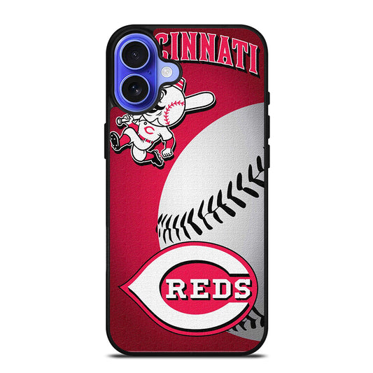 CINCINNATI REDS MLB SYMBOL 2 iPhone 16 Case Cover