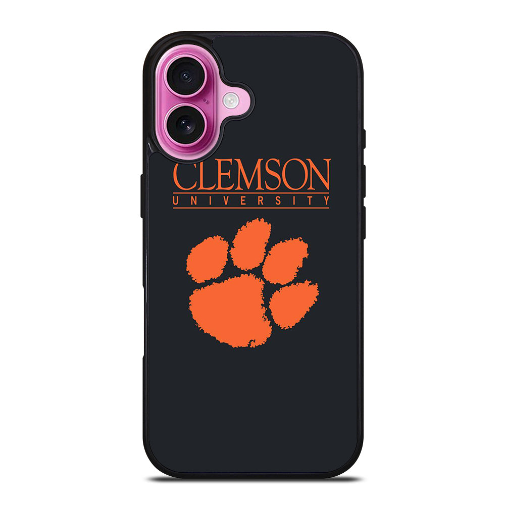 CLEMSON TIGERS SYMBOL iPhone 16 Plus Case Cover