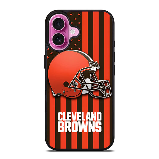 CLEVELAND BROWNS LOGO 5 iPhone 16 Plus Case Cover