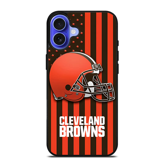 CLEVELAND BROWNS LOGO 5 iPhone 16 Case Cover