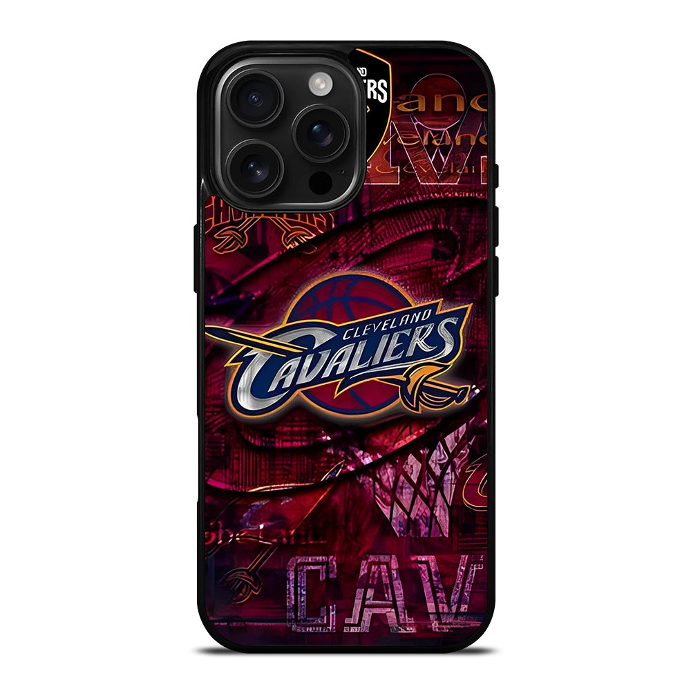 CLEVELAND CAVALIERS NBA ICON iPhone 16 Pro Max Case Cover