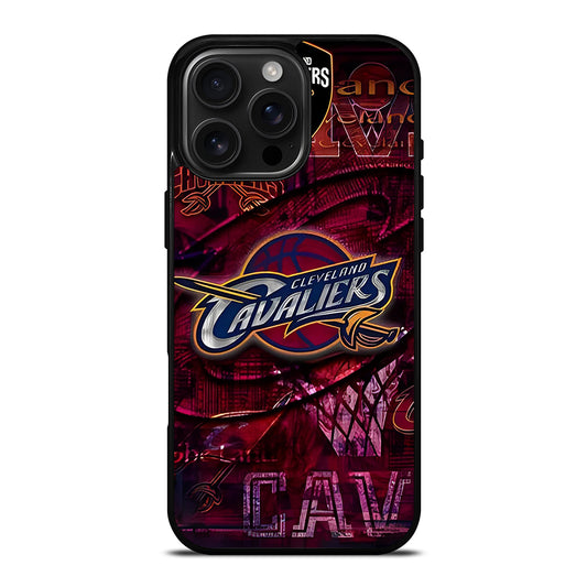CLEVELAND CAVALIERS NBA ICON iPhone 16 Pro Max Case Cover