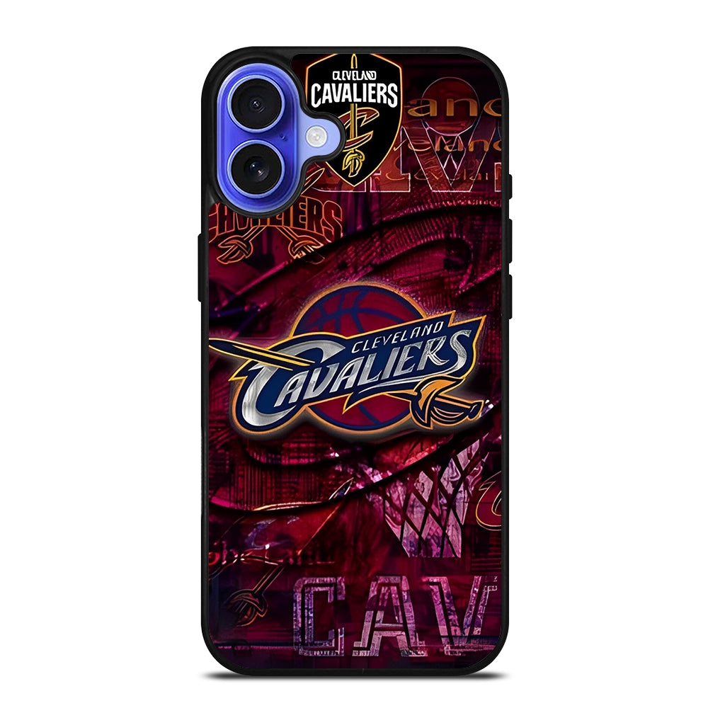 CLEVELAND CAVALIERS NBA ICON iPhone 16 Case Cover
