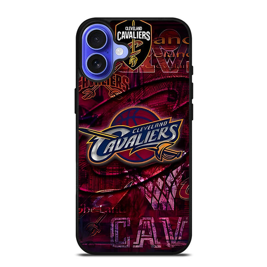 CLEVELAND CAVALIERS NBA ICON iPhone 16 Case Cover