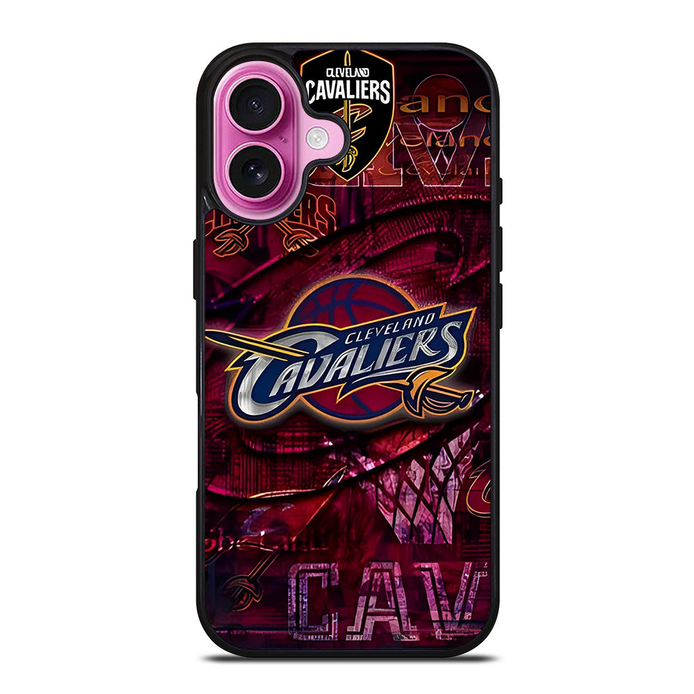 CLEVELAND CAVALIERS NBA ICON iPhone 16 Plus Case Cover