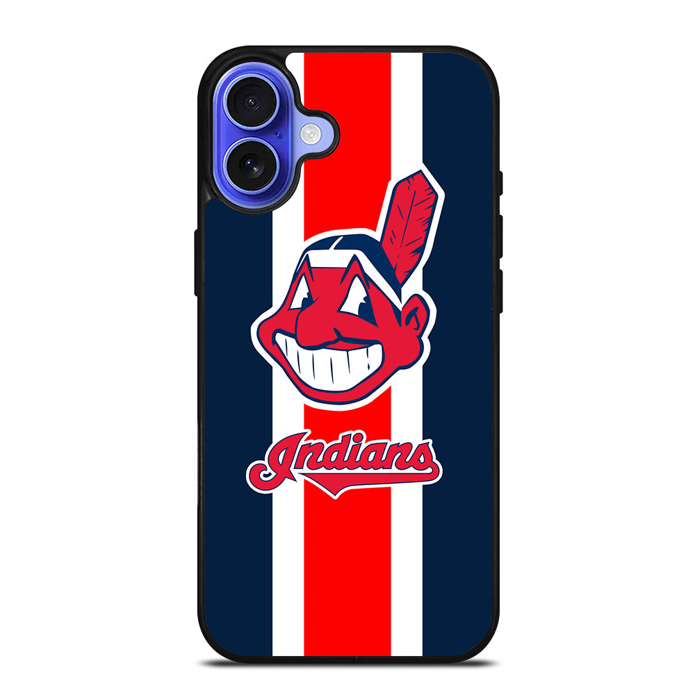 CLEVELAND INDIANS MLB LOGO iPhone 16 Case Cover