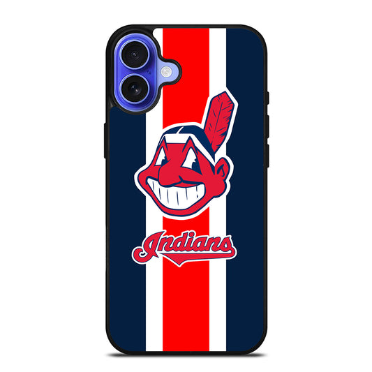CLEVELAND INDIANS MLB LOGO iPhone 16 Case Cover