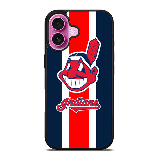 CLEVELAND INDIANS MLB LOGO iPhone 16 Plus Case Cover