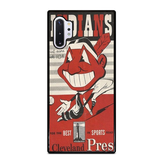 CLEVELAND INDIANS POSTER Samsung Galaxy Note 10 Plus Case Cover