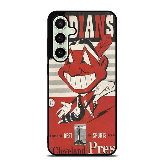 CLEVELAND INDIANS POSTER Samsung Galaxy S24 FE Case Cover