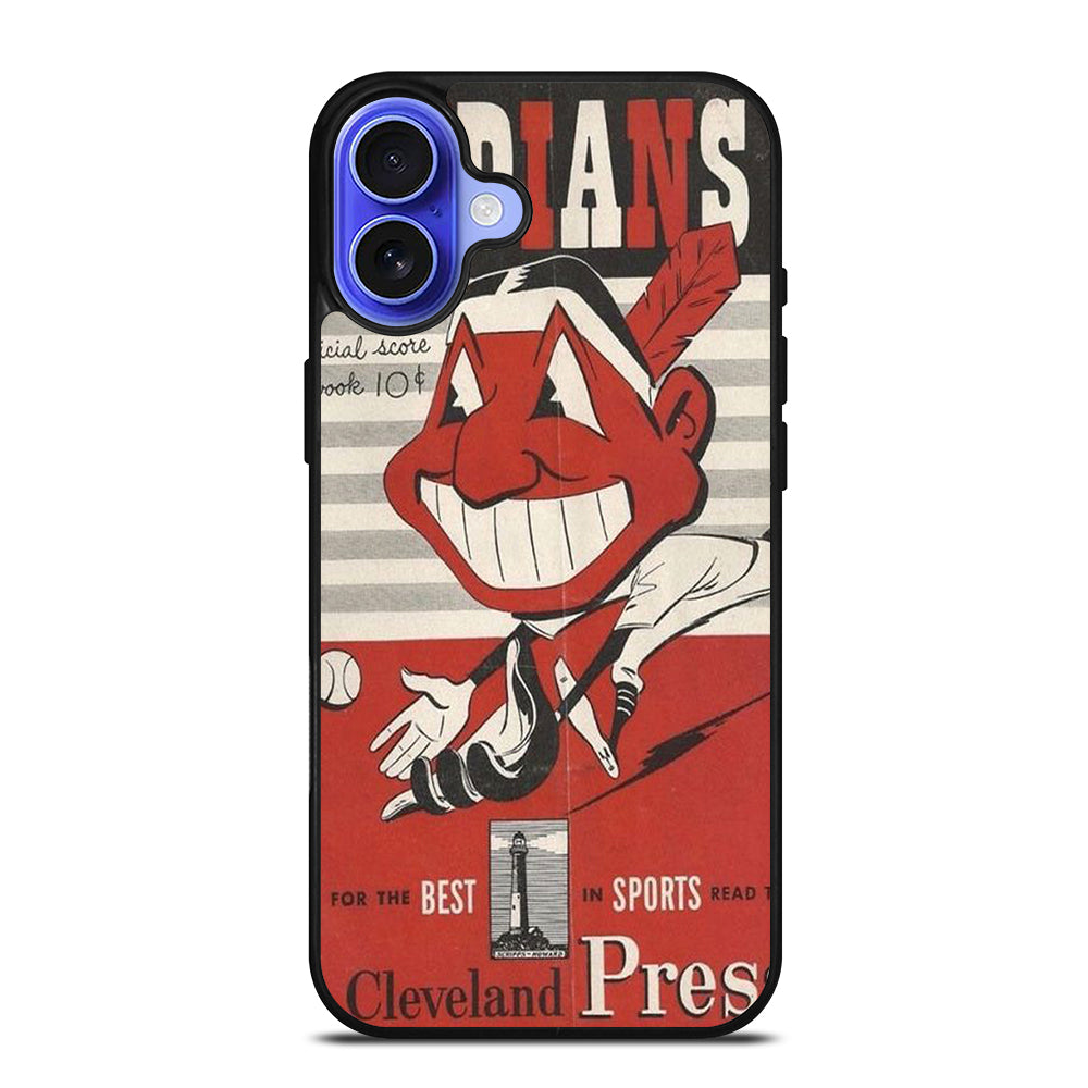 CLEVELAND INDIANS POSTER iPhone 16 Case Cover