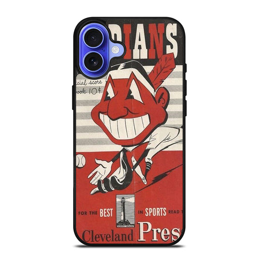 CLEVELAND INDIANS POSTER iPhone 16 Case Cover