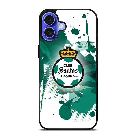 CLUB SANTOS LAGUNA LOGO 2 iPhone 16 Case Cover