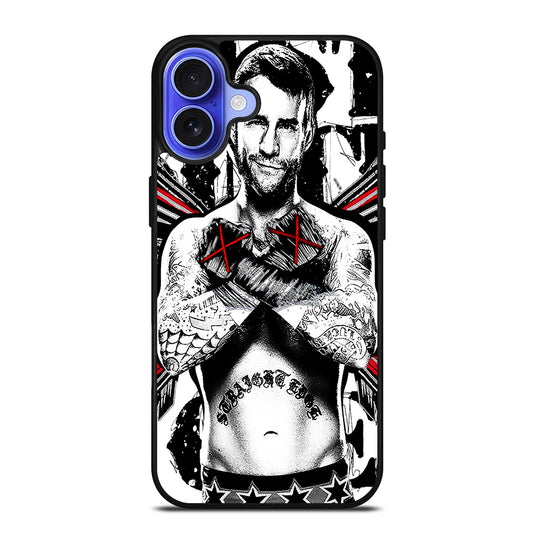 CM PUNK 1 iPhone 16 Case Cover