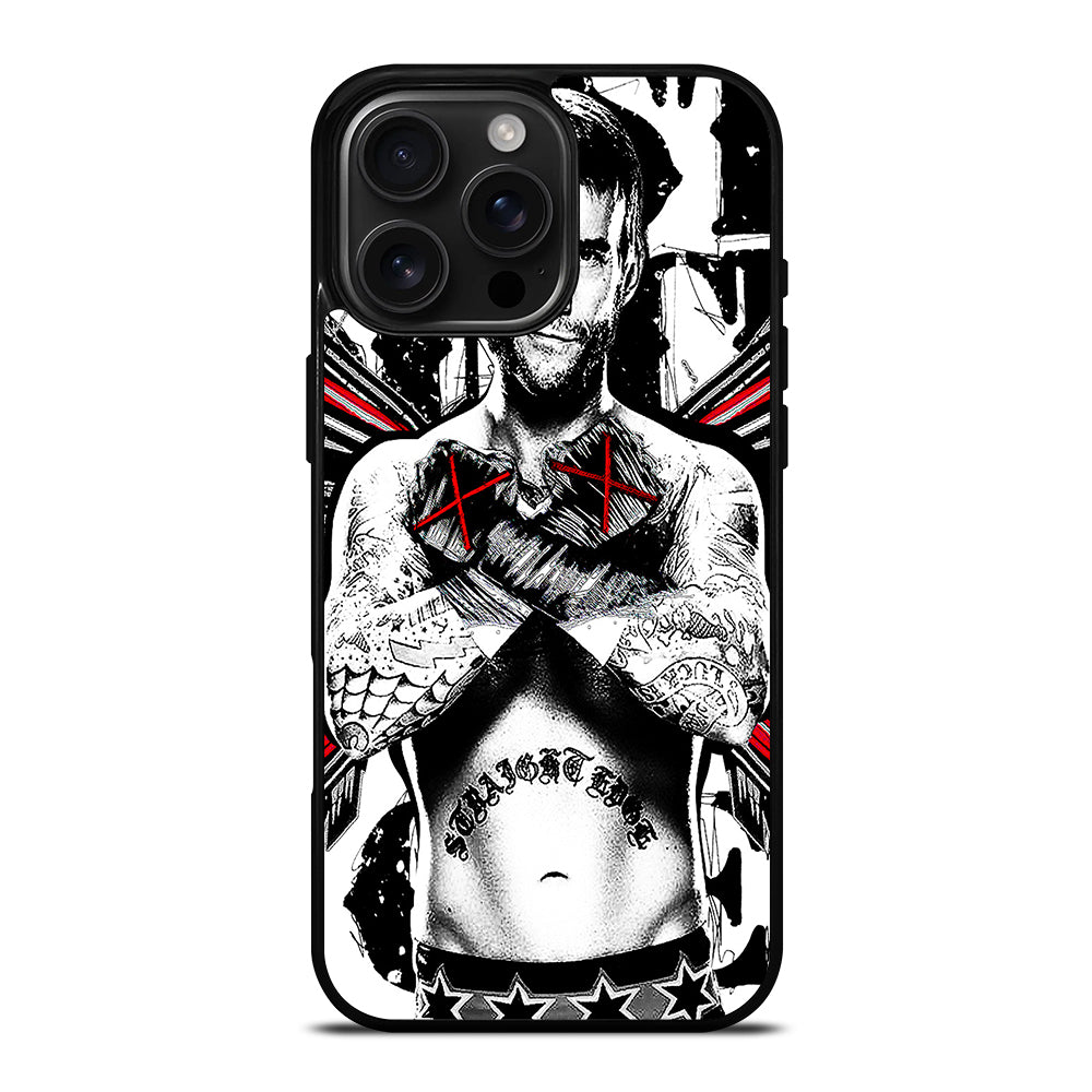 CM PUNK 1 iPhone 16 Pro Max Case Cover