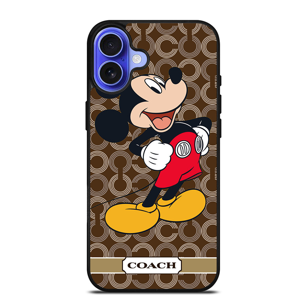 COACH MICKEY MOUSE 3 iPhone 16 Case Cover