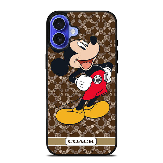 COACH MICKEY MOUSE 3 iPhone 16 Case Cover