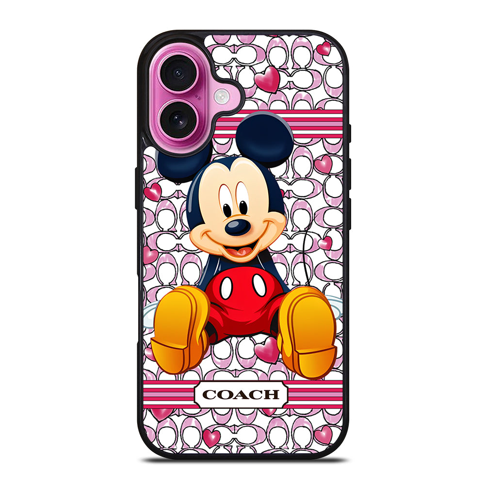 COACH MICKEY MOUSE 4 iPhone 16 Plus Case Cover