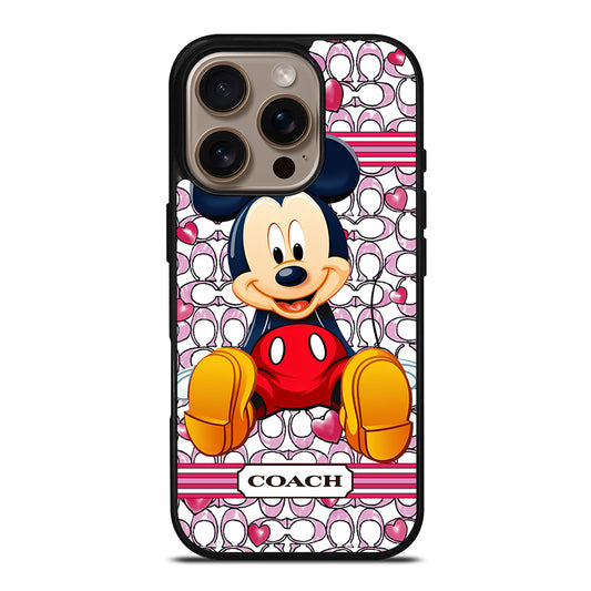 COACH MICKEY MOUSE 4 iPhone 16 Pro Case Cover
